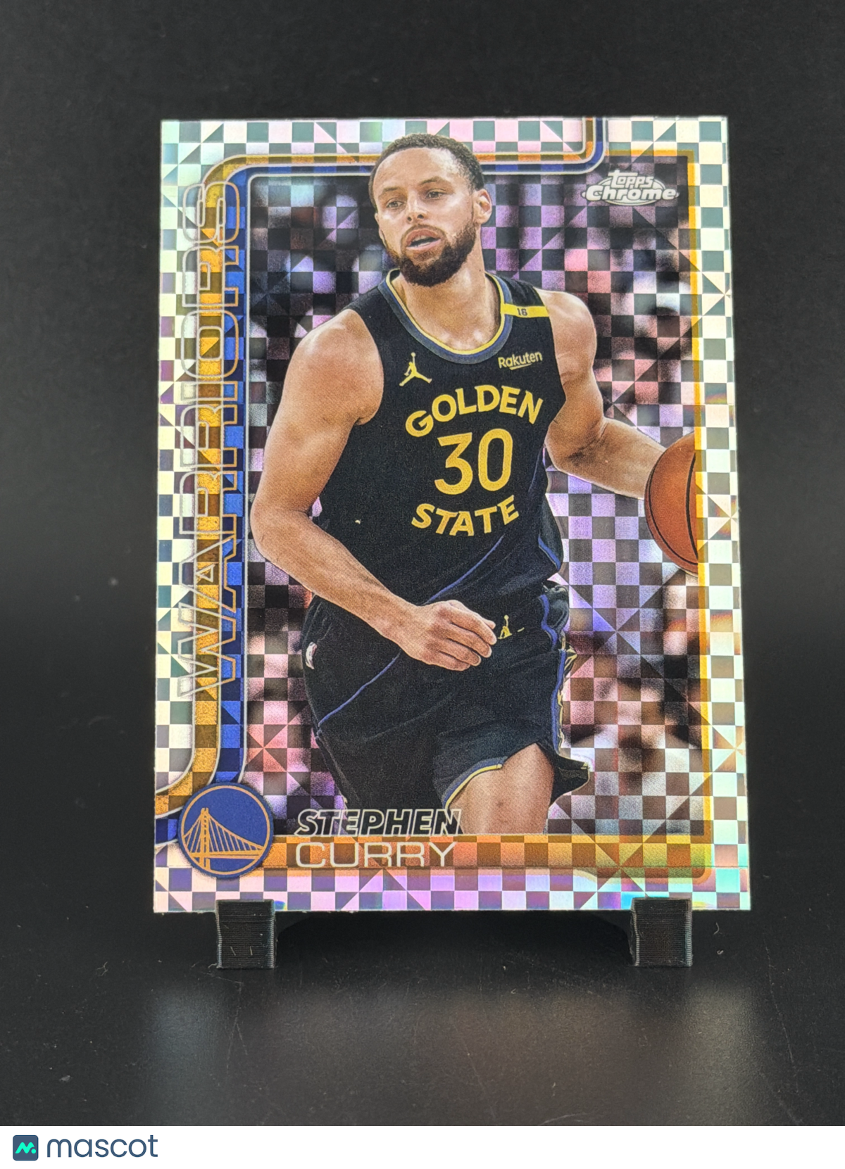 2025 Topps Chrome Stephen Curry #201 X-Fractor