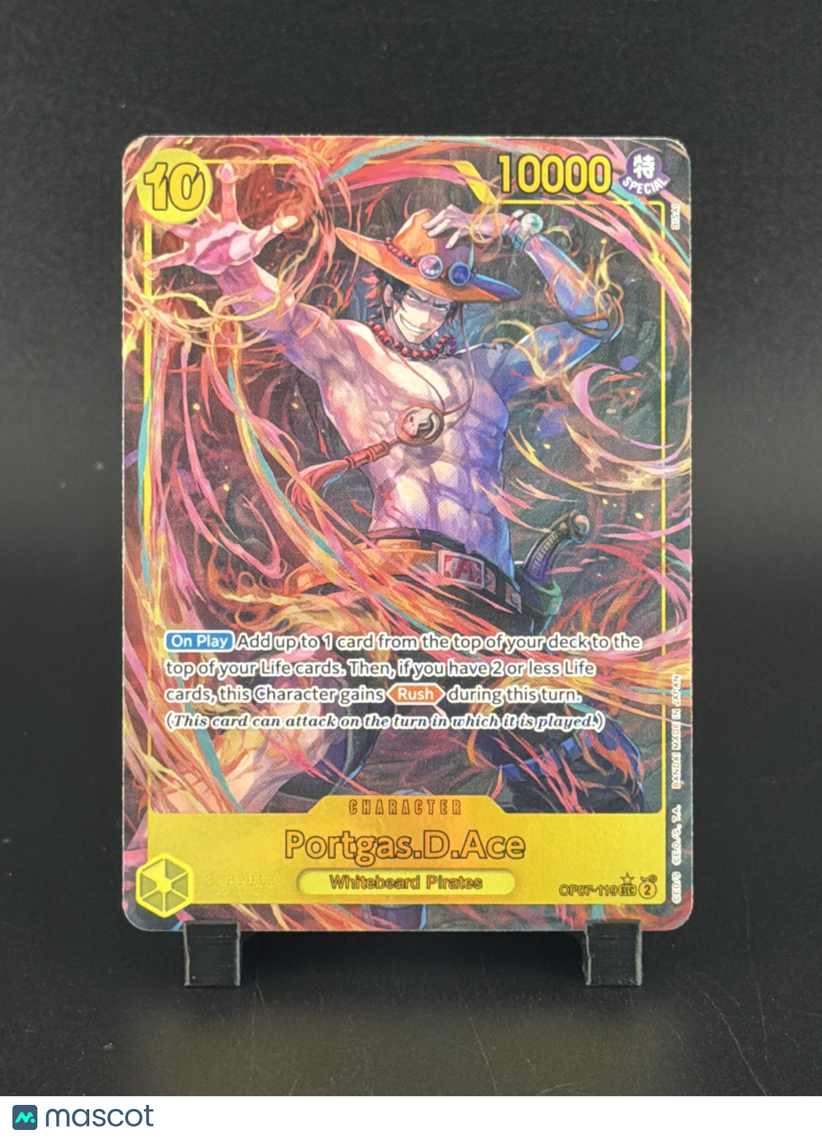 2024 Years in the Future Portgas.D.Ace Secret Rare Alternative Art