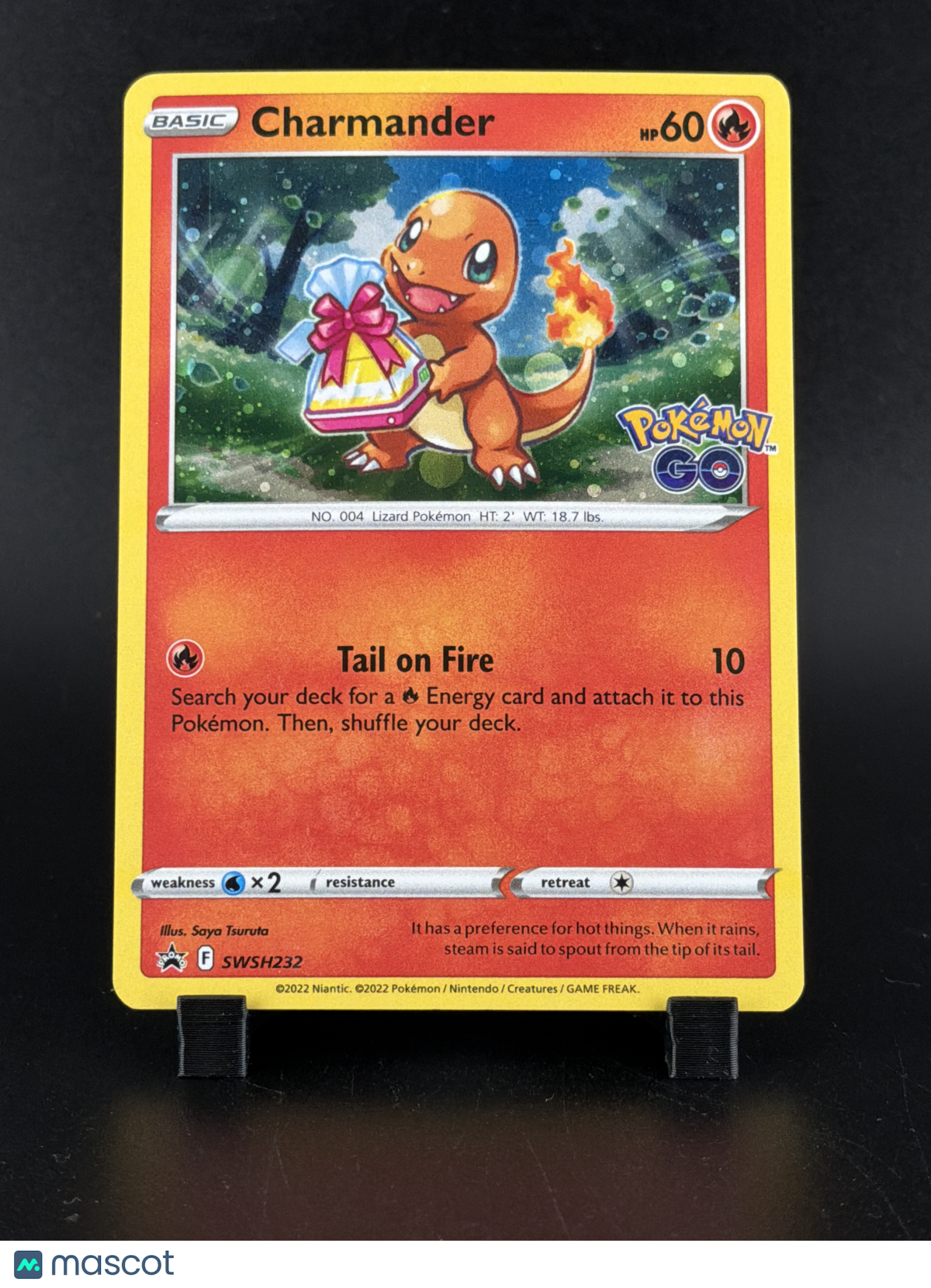 2022 GO Charmander Holo Black Star Promo #SWSH232