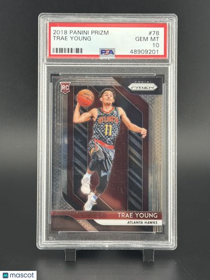 2018 Panini Prizm Trae Young #78 PSA 10