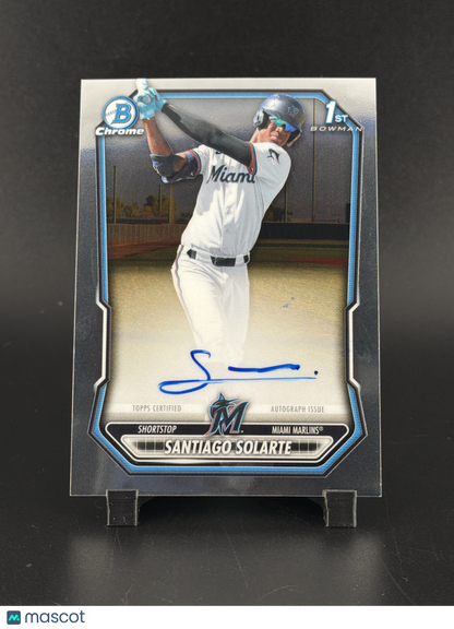 2026 Bowman Chrome Santiago Solarte #CPA-SS Autograph