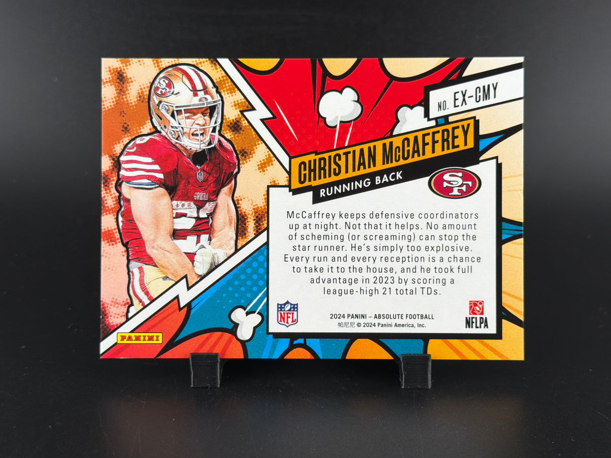 2024 Panini Absolute Football Christian McCaffrey #EX-CMY