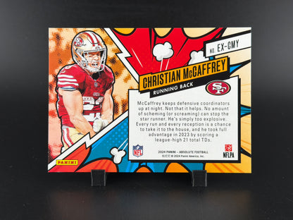2024 Panini Absolute Football Christian McCaffrey #EX-CMY