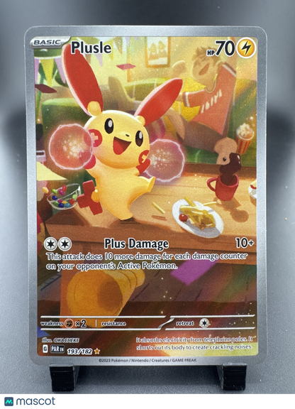 2023 Paradox Rift Plusle Holo Secret Rare FA #193/182