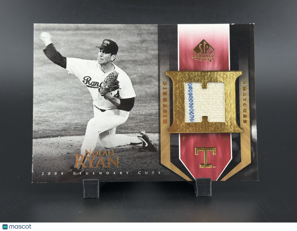 2006 Upper Deck SP Legendary Cuts Nolan Ryan #HS-NR Memorabilia