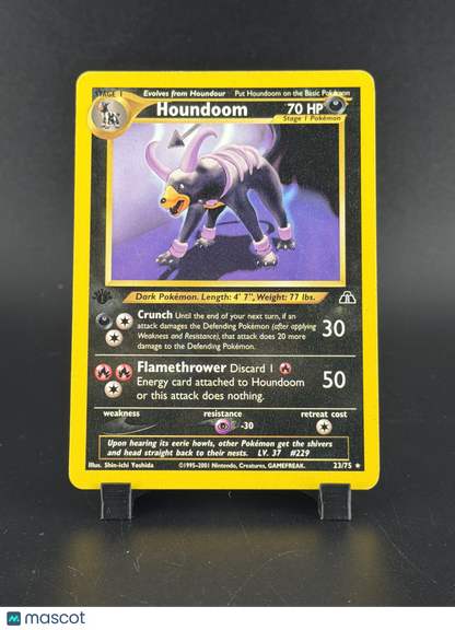2001 Neo Discovery Houndoom Rare 1st Edition #23/75