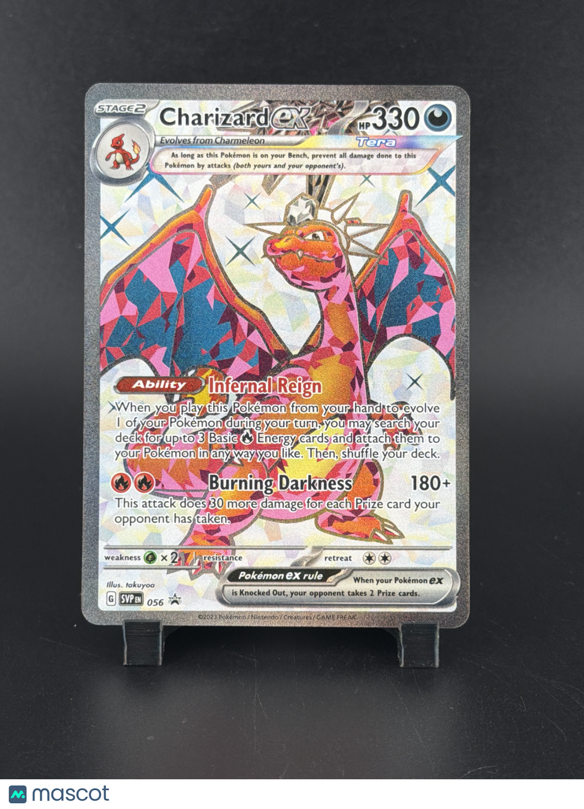Scarlet & Violet Charizard EX Holo Black Star Promo FA #SVP EN 056