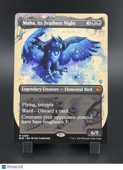 Bloomburrow Maha, Its Feathers Night Showcase Alternate Art Borderless