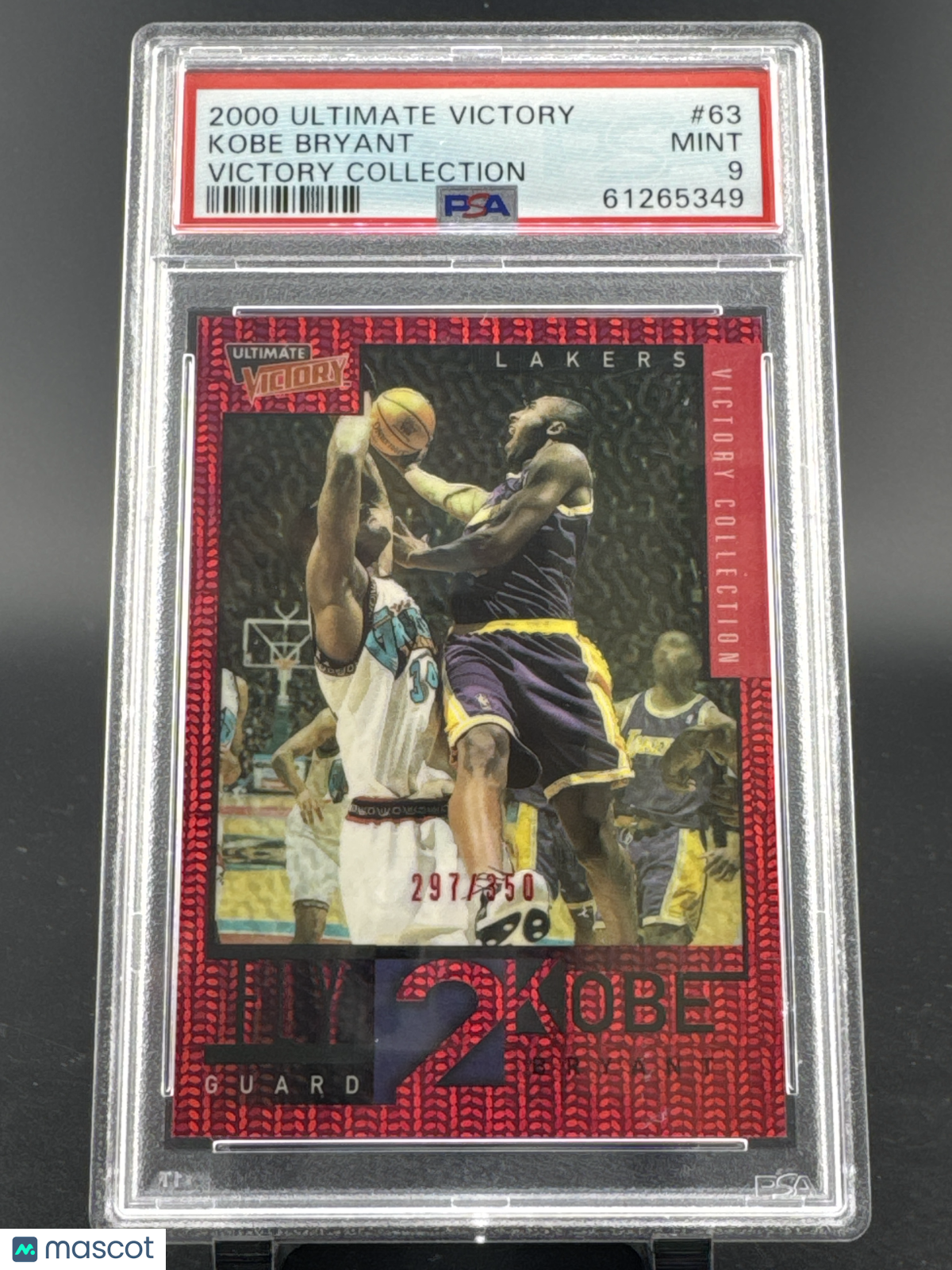 2000 Ultimate Victory Kobe Bryant #63 Collection /350 PSA 9