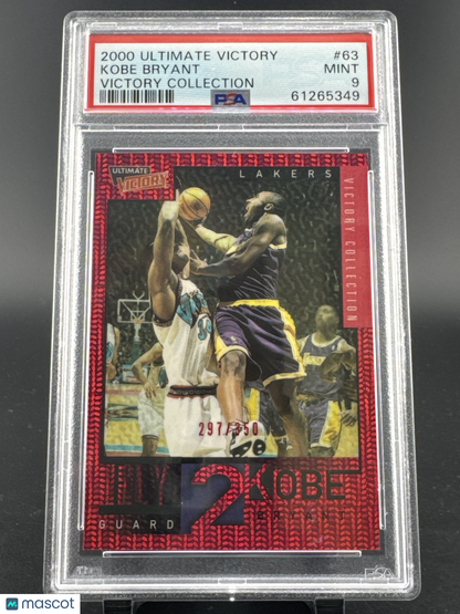 2000 Ultimate Victory Kobe Bryant #63 Collection /350 PSA 9