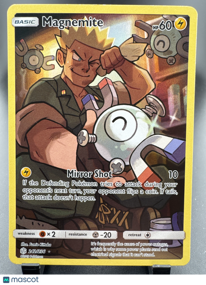 2019 Cosmic Eclipse Magnemite Holo Secret Rare CHR #242/236