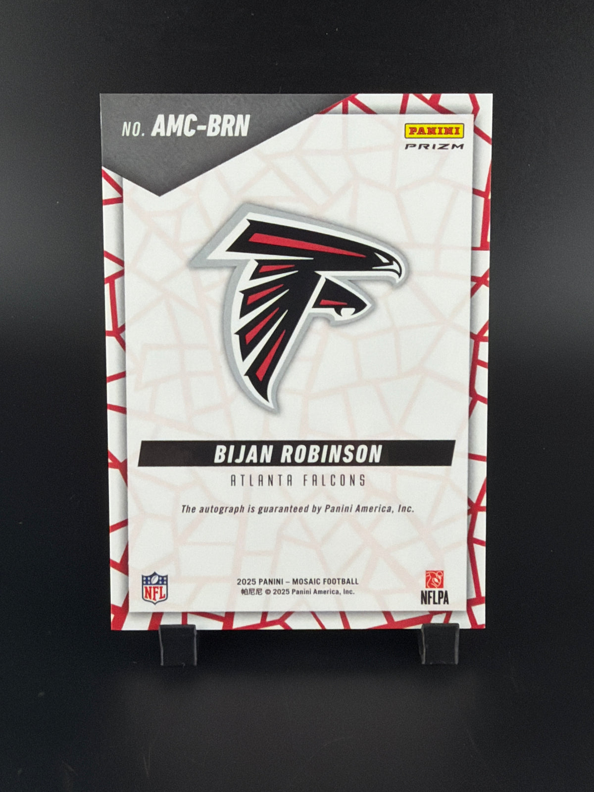 2025 Panini Mosaic Bijan Robinson #AMC-BRN