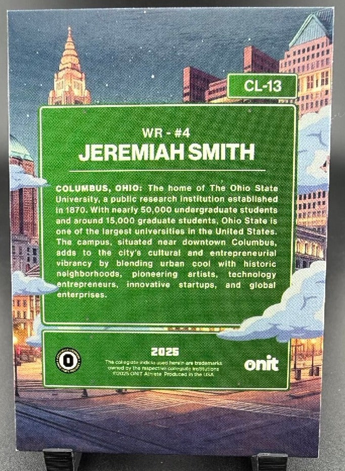 2025 ONIT City Limits Jeremiah Smith #CL-13