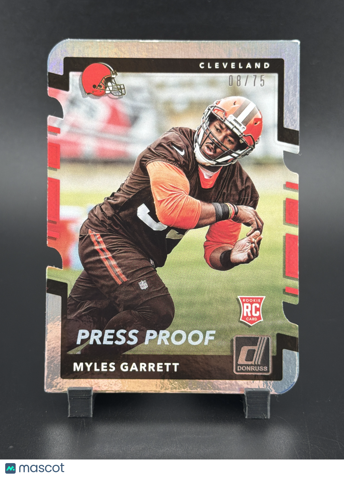 2017 Panini Donruss Myles Garrett #356 Press Proof Die Cut /75 RC