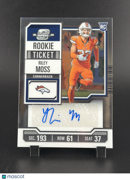 2024 Panini Contenders Optic Riley Moss #196 RC