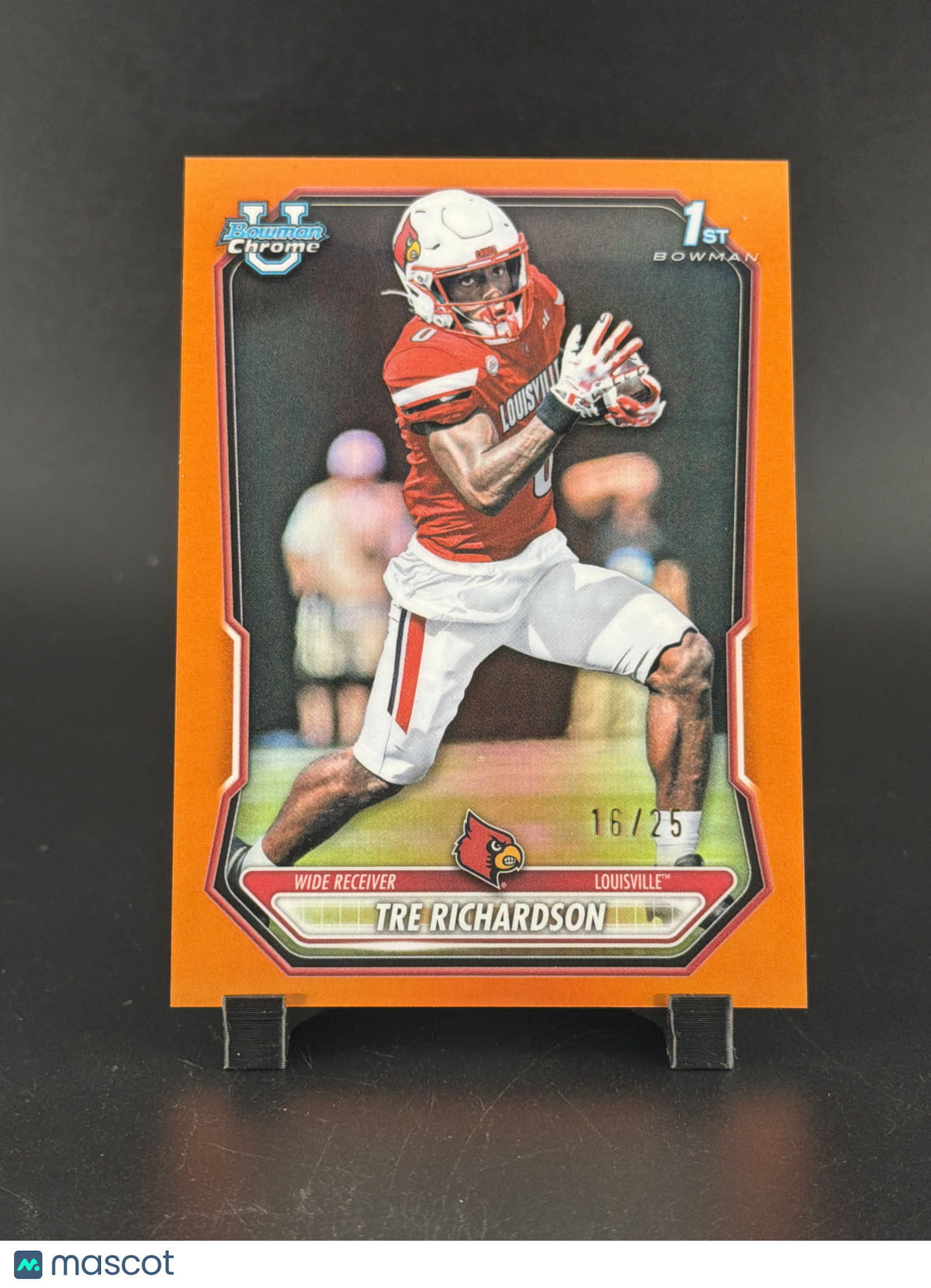 2026 Bowman Chrome University Tre Richardson #BCP-175 Orange Refractor /25