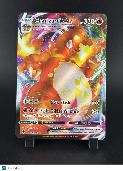 2020 Darkness Ablaze Charizard VMAX Holo RRR #20/189