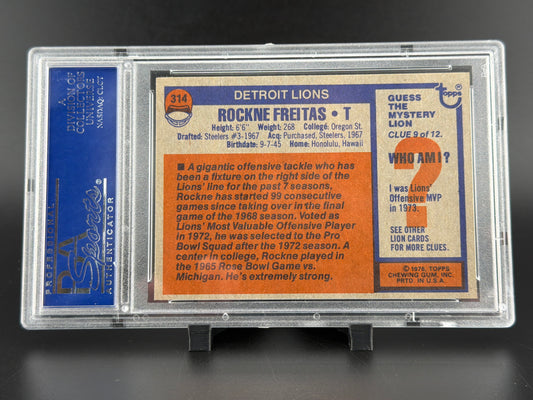 1976 Topps Rockne Freitas #314 PSA 9