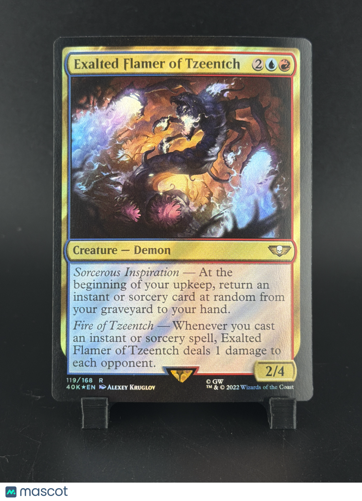 Universes Beyond: Warhammer 40,000 Exalted Flamer of Tzeentch Foil