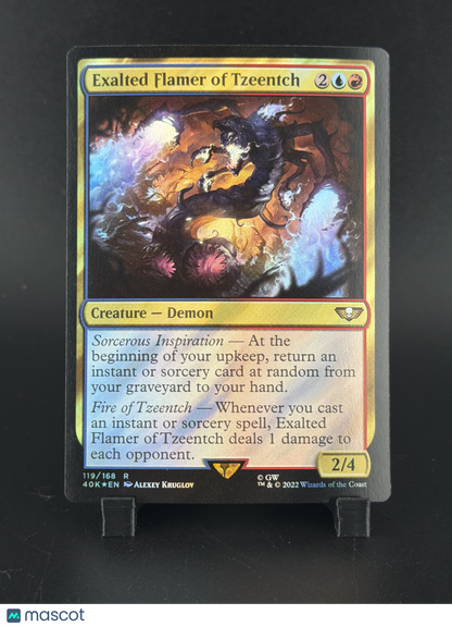 Universes Beyond: Warhammer 40,000 Exalted Flamer of Tzeentch Foil