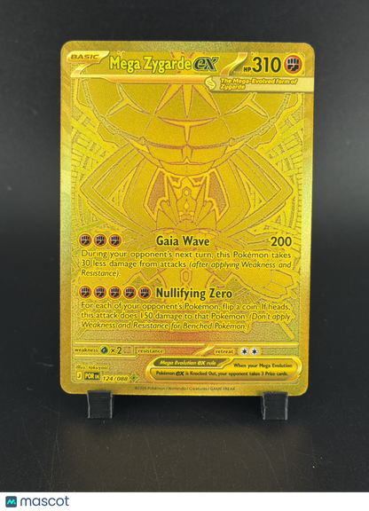 2026 Mega Evolution – Perfect Order Mega Zygarde EX Gold Secret Rare HR #124/88