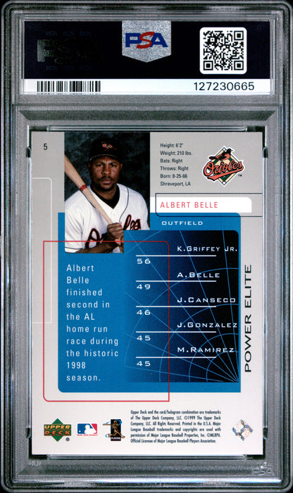 1999 Upper Deck Challengers For 70 Albert Belle #5 PSA 10