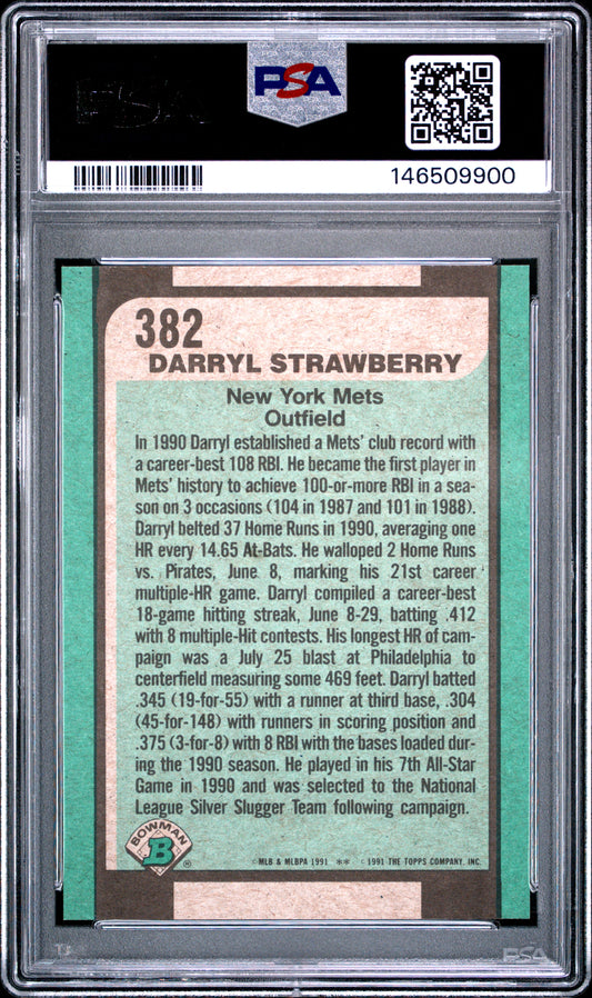 1991 Bowman - Darryl Strawberry #382