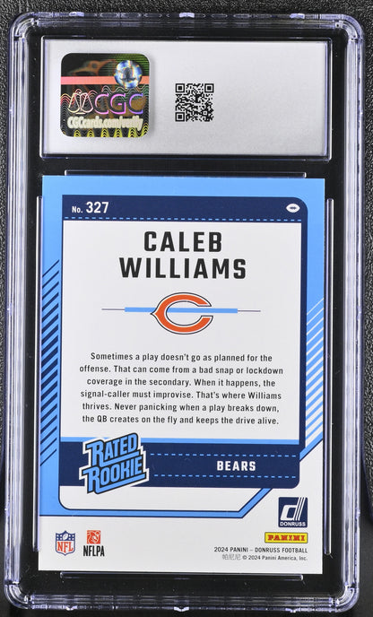 2024 Donruss Caleb Williams #327 CGC 10