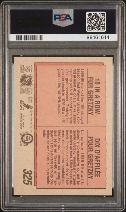 1989 O-Pee-Chee Wayne Gretzky #325 PSA 10