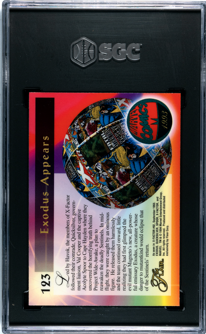 1994 Flair Marvel Annual Exodus #123 SGC 9.5