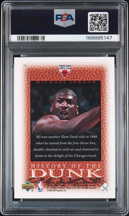 1999 Upper Deck Legends Michael Jordan #70 PSA 9