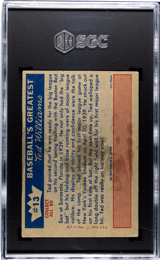 1959 Fleer Ted Williams - Ted Williams #13