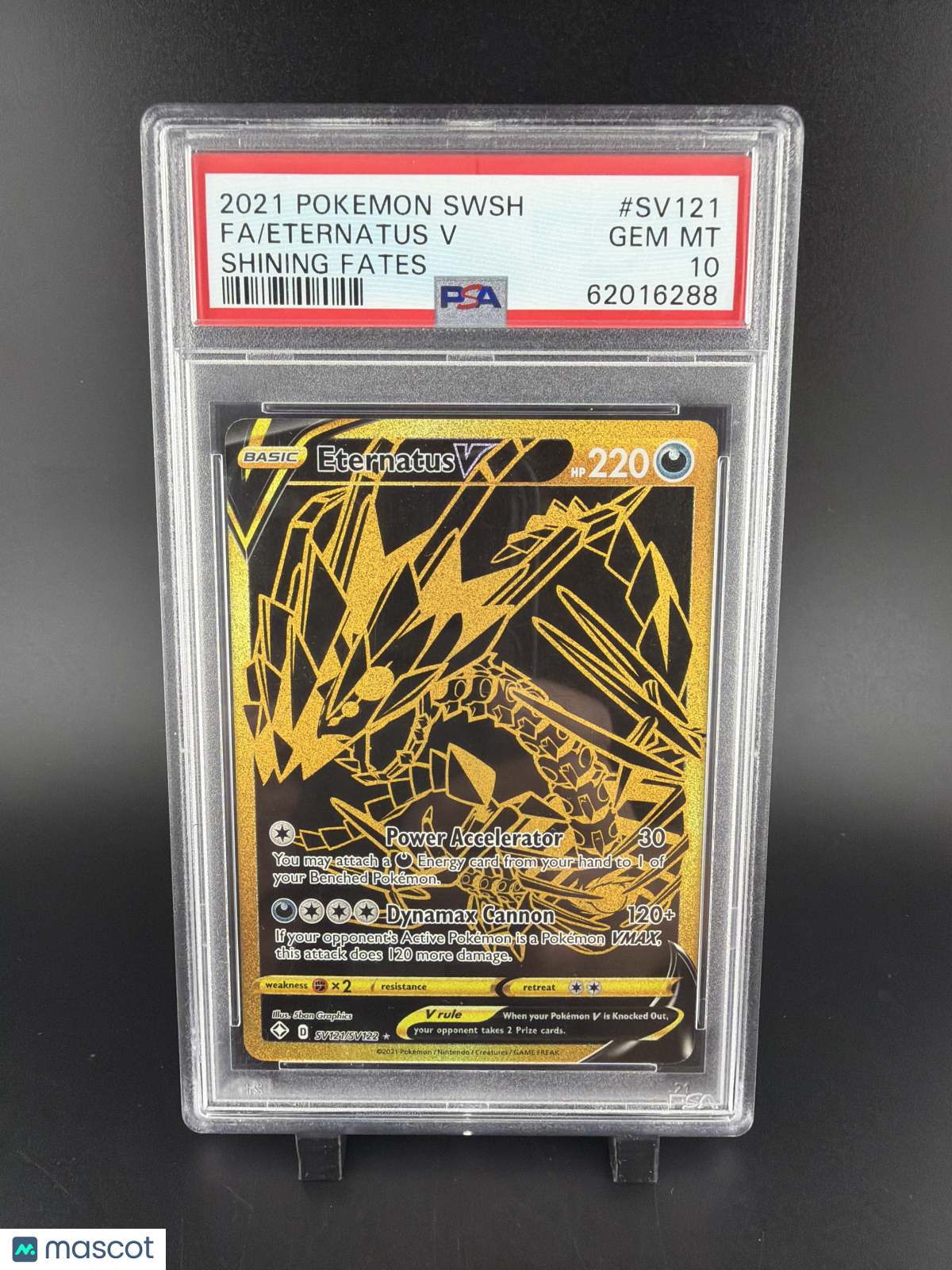 2021 Pokemon Sword & Shield Shining Fates Eternatus V Fa Shining Fates PSA 10