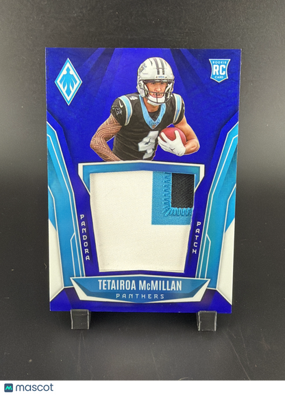 2025 Panini Phoenix Football Tetairoa McMillan PAPTMN Pandora /199 Patch RC
