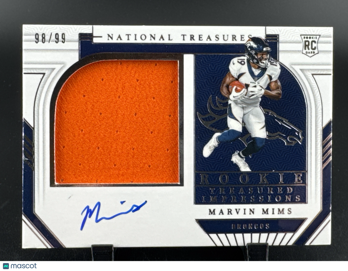 2024 Panini National Treasures Football Marvin Mims Marvin Mims Jr.  /99 RC
