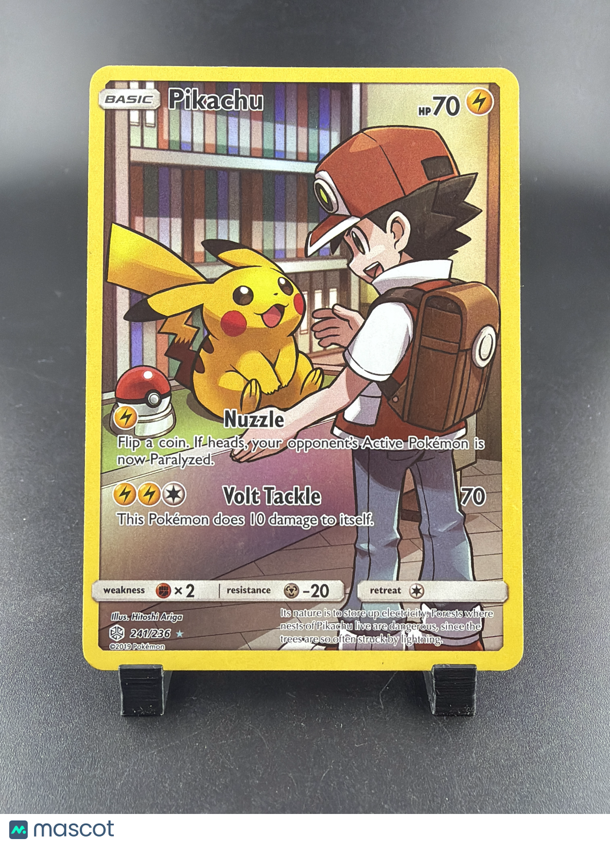 2019 Cosmic Eclipse Pikachu Holo Secret Rare SR CHR #241/236
