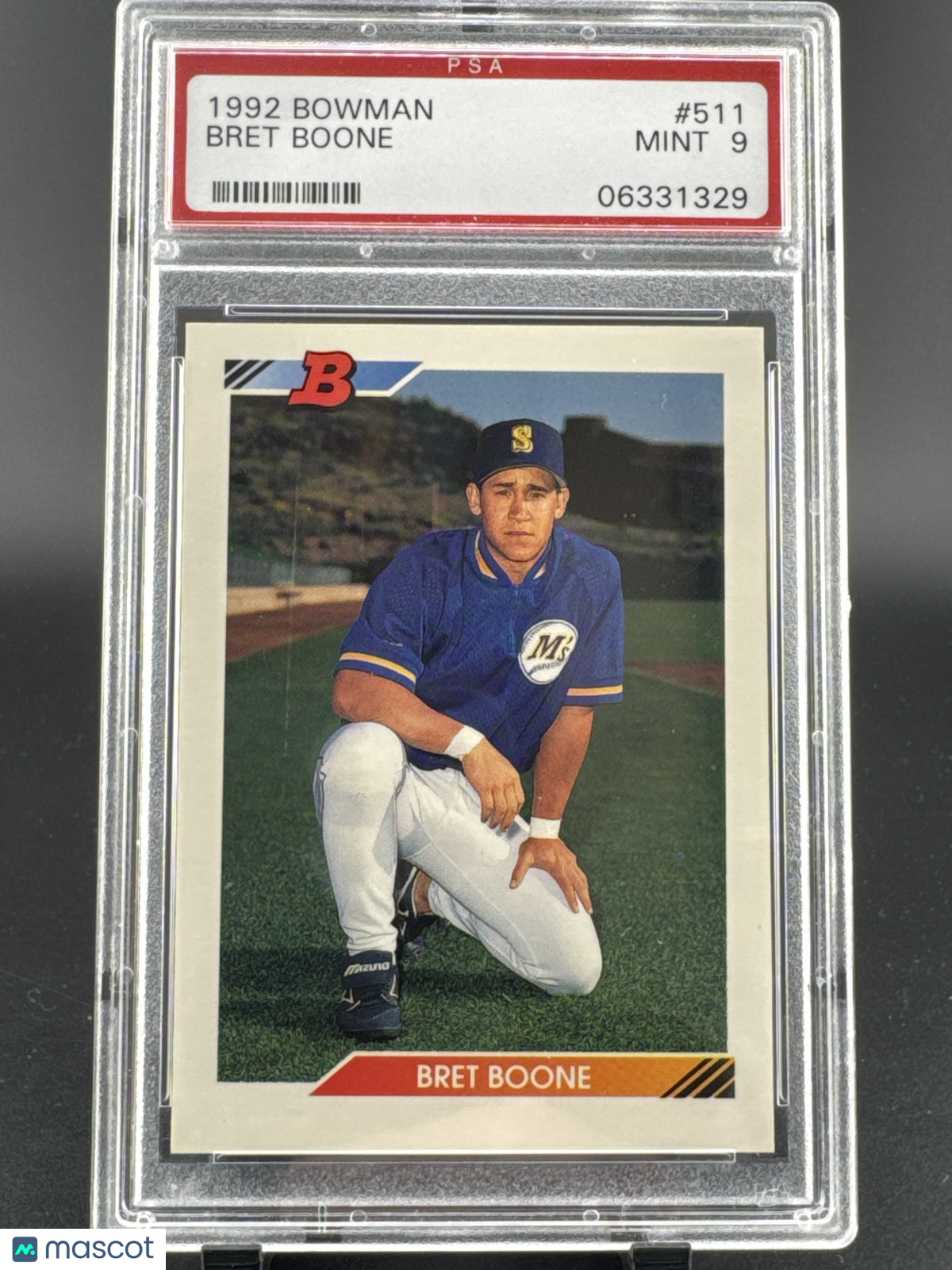 1992 Bowman Bret Boone #511 PSA 9