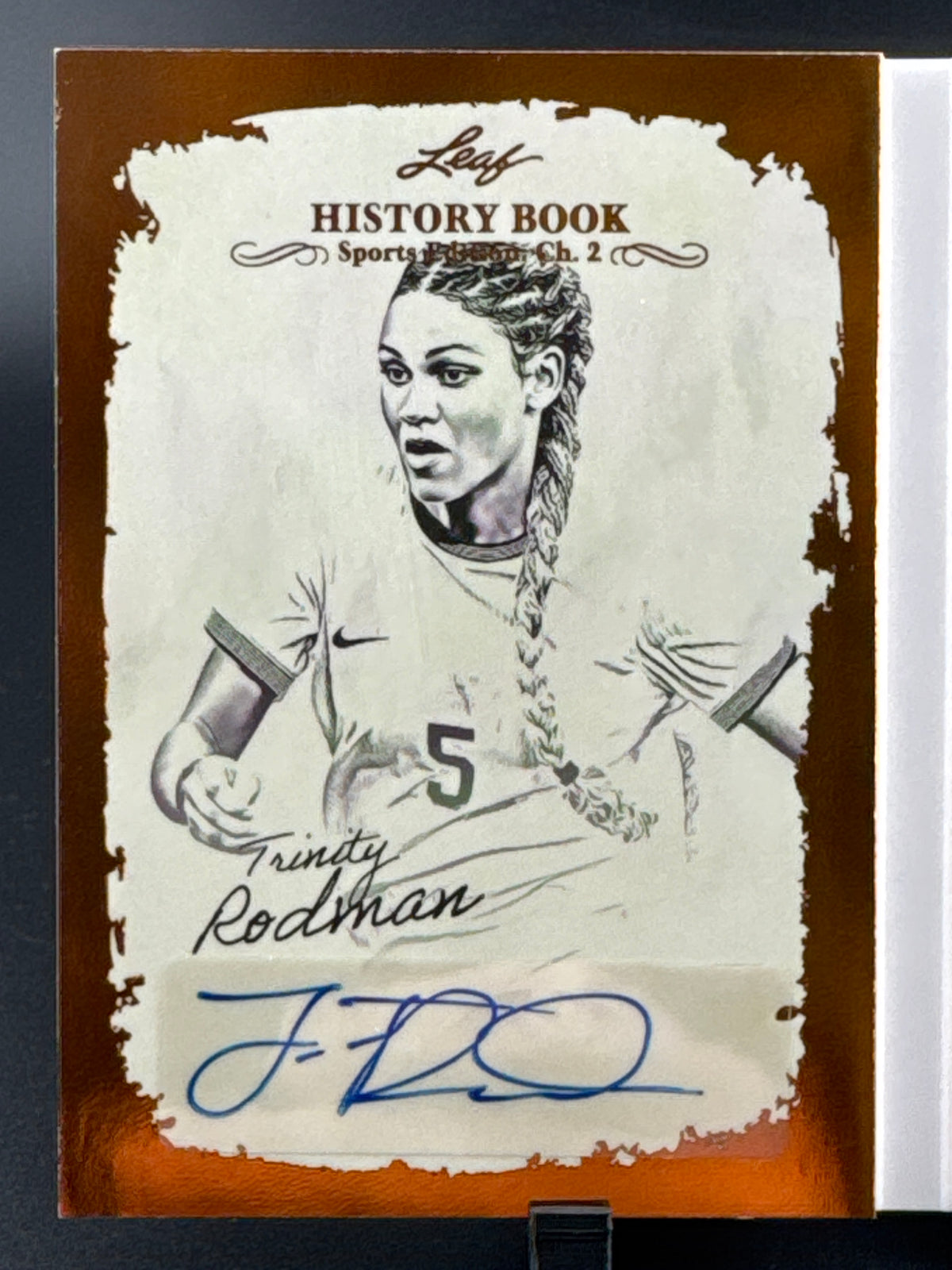 2023 Leaf History Book Sports Edition Chapter 2 Art Book Trinity Rodman