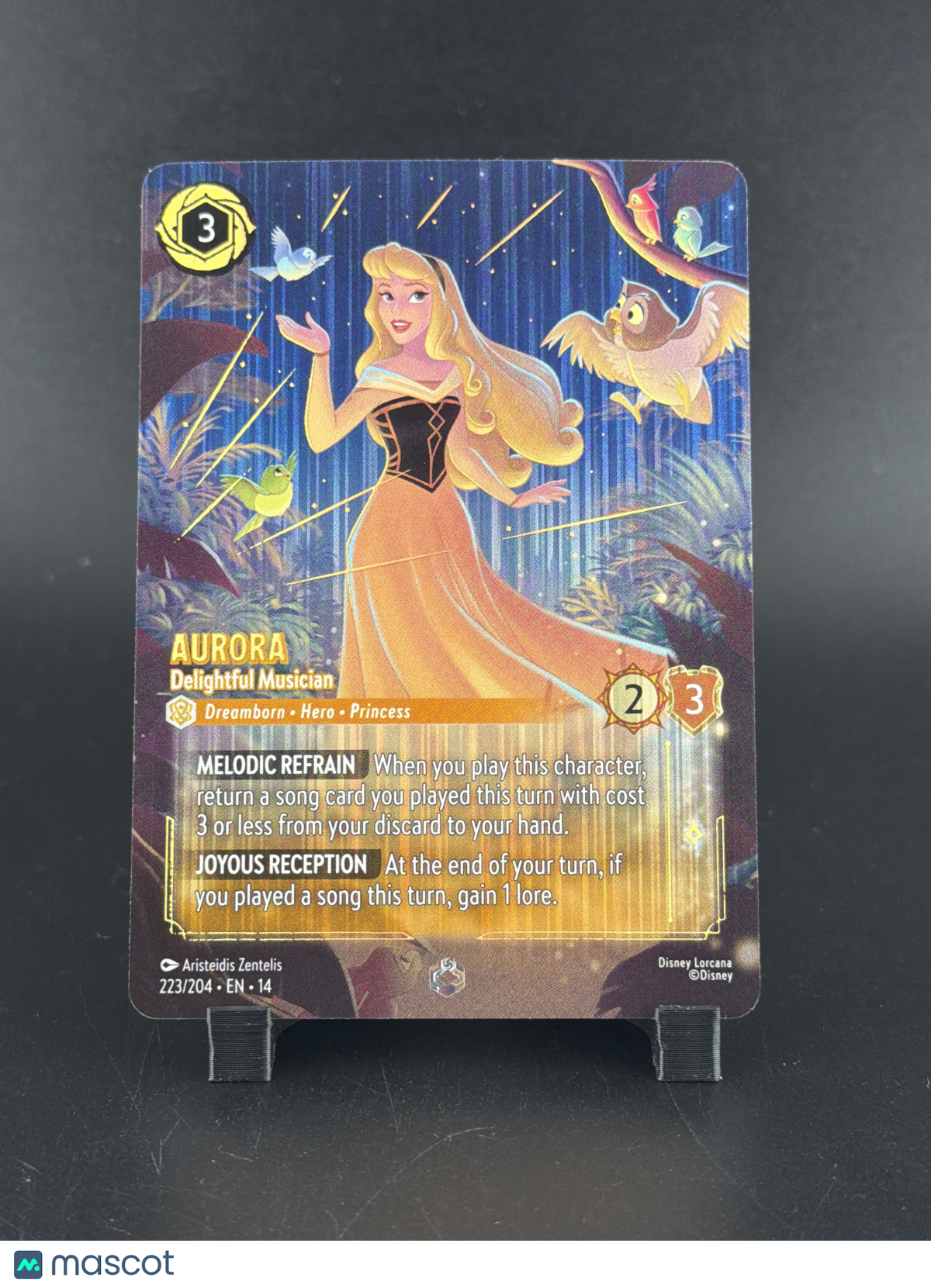 2024 Disney Lorcana Ursula's Return Aurora Foil Full Art Enchanted