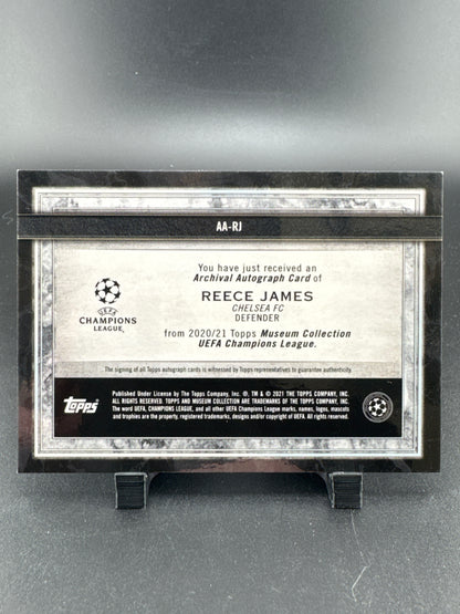 2021 Topps Museum Collection UEFA Champions League Reece James #AA-RJ /99