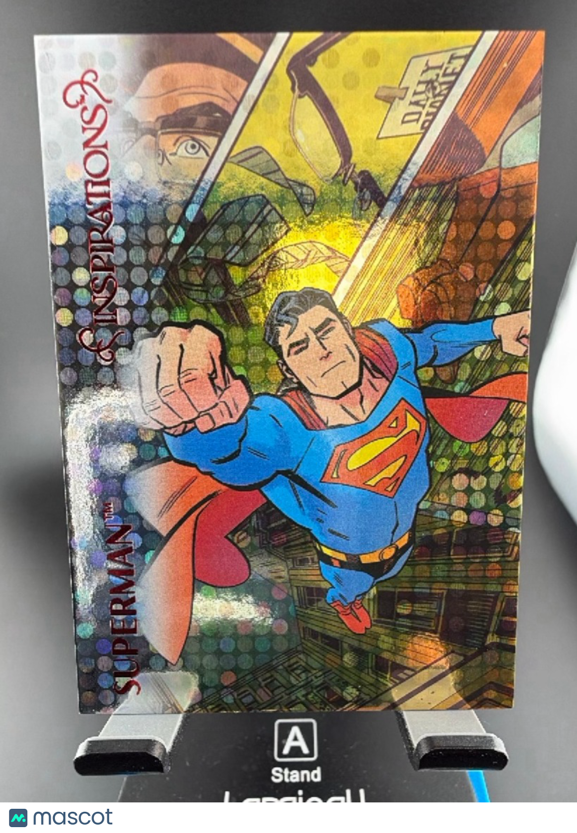 2026 UD Inspirations: The World of DC Superman Pattern Foil Red /299 #37