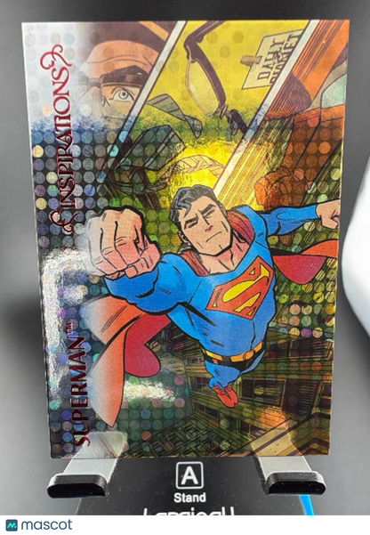 2026 UD Inspirations: The World of DC Superman Pattern Foil Red /299 #37