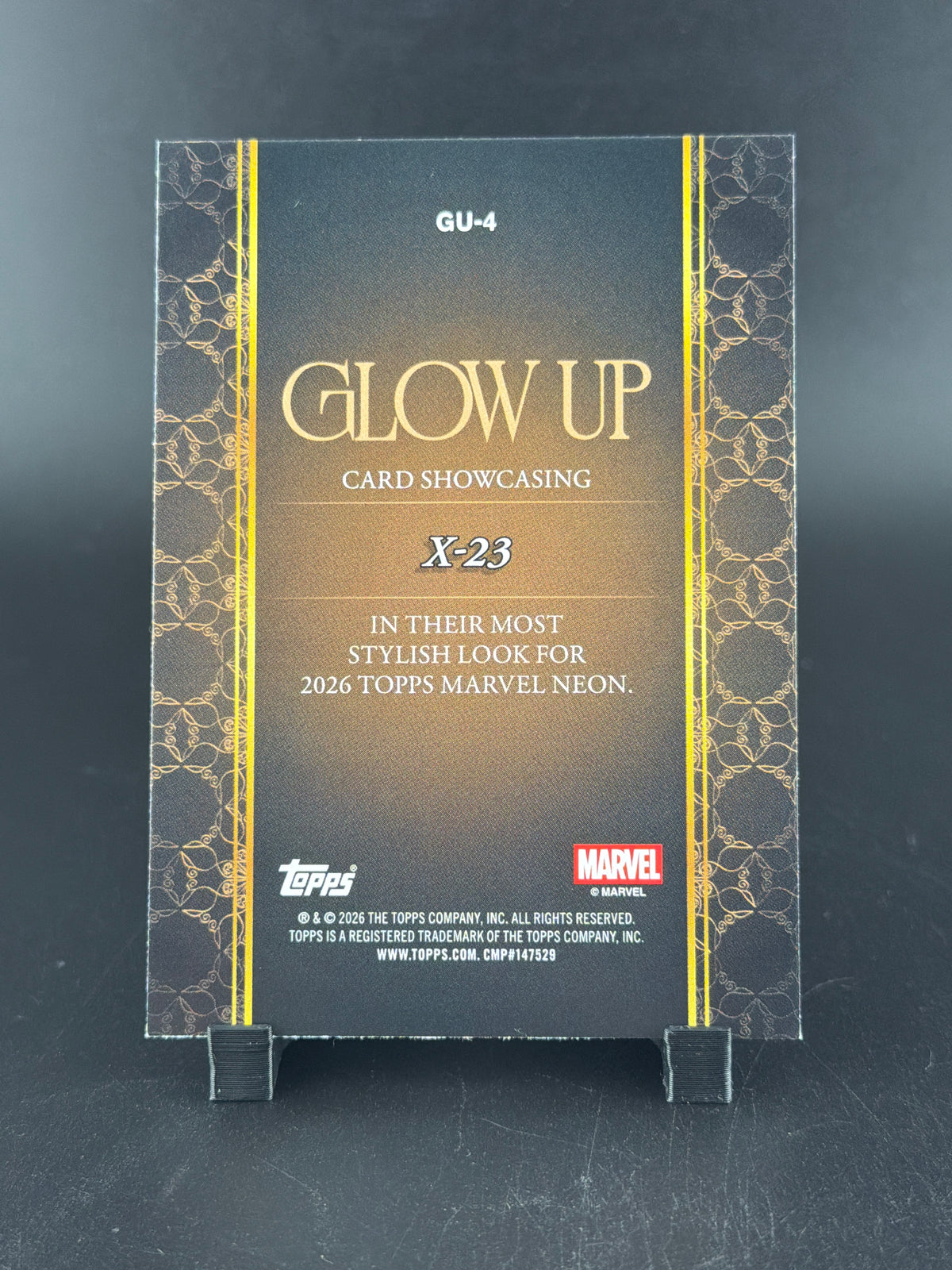 2026 Topps Marvel Neon Insert #GU-4