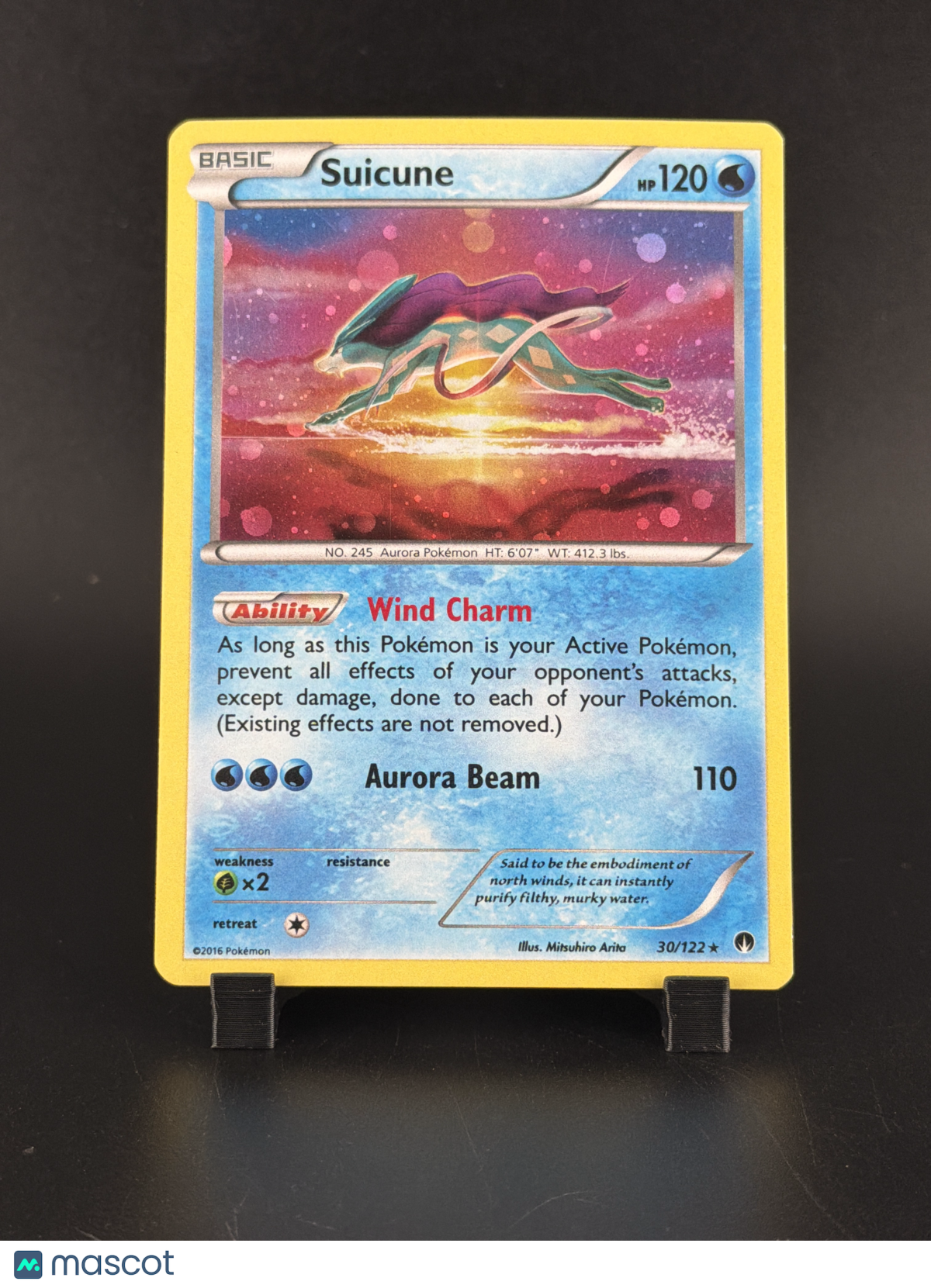 2016 BREAKpoint Suicune Holo Rare #30/122