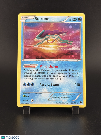 2016 BREAKpoint Suicune Holo Rare #30/122