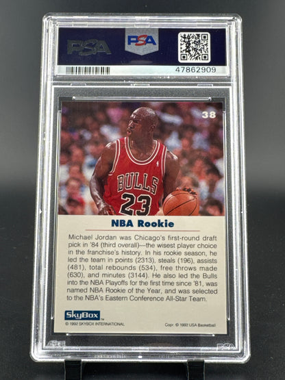 1992 Skybox Usa Basketball Michael Jordan #38 PSA 10