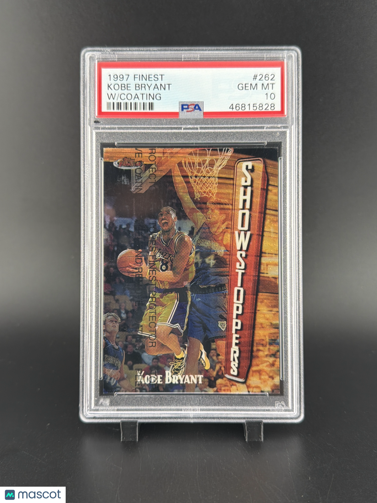 1997 Finest Kobe Bryant #262 W Coating PSA 10