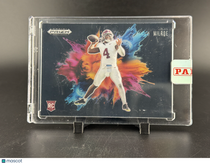 2025 Panini Prizm Draft Picks Color Blast Jalen Milroe #18 RC