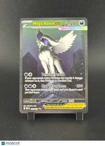 2025 Mega Evolution Mega Absol EX Holo Secret Rare FA SAR #180/132