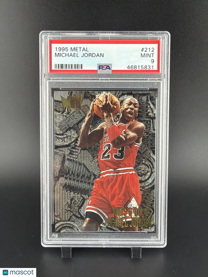 1995 Metal Michael Jordan #212 PSA 9